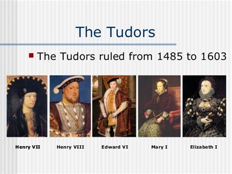 The end of the House of Tudor 